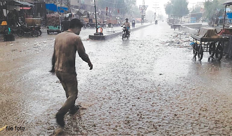 Rich result son google SERP when searching for 'rain'