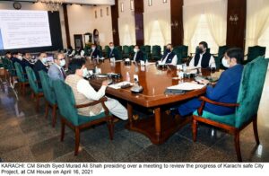 Rich results on Google SERP when searching for 'Safe-city Project Karachi'