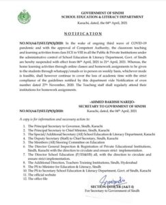 Rich results on Google SERP when searching for 'Sindh School Closed'