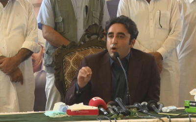 Bilawal press conference Halepoto goth