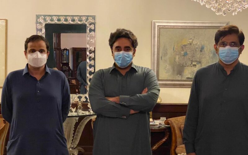 CM Sindh Murad Ali Shah and Murtaza Wahab meet PPP chiarman Bilawal