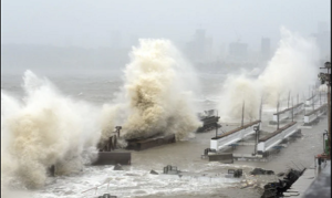 Cycle landfall in Gujrat