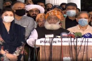 Rich result son google SERP when searching for 'Maulana Fazal PDM'