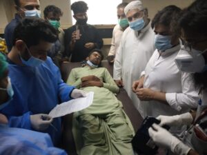 Naisr Shah- enquinign abt injured