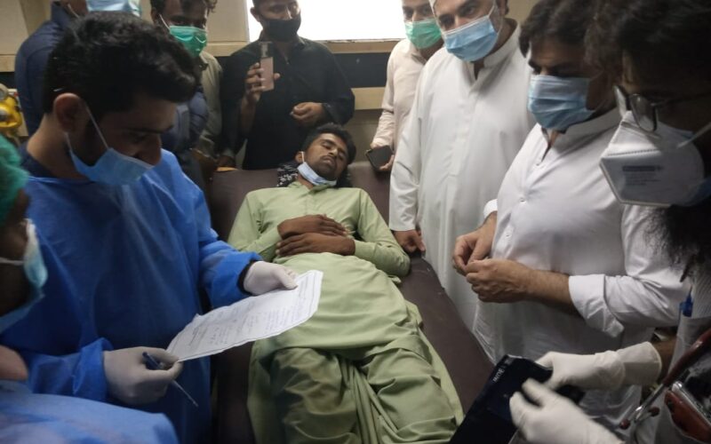 Naisr Shah- enquinign abt injured