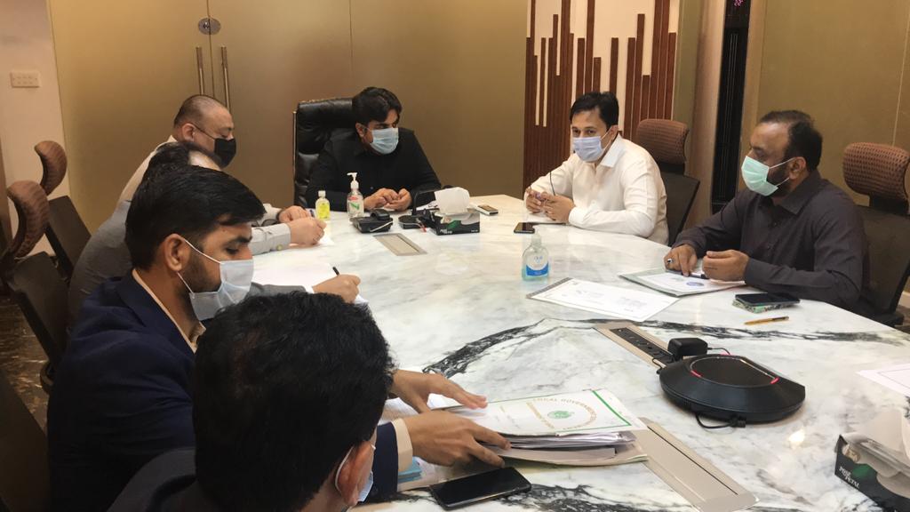 Nasir Shah Kemari meeting