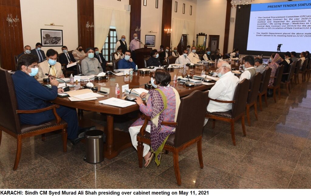 Sindh Cabinet May 11