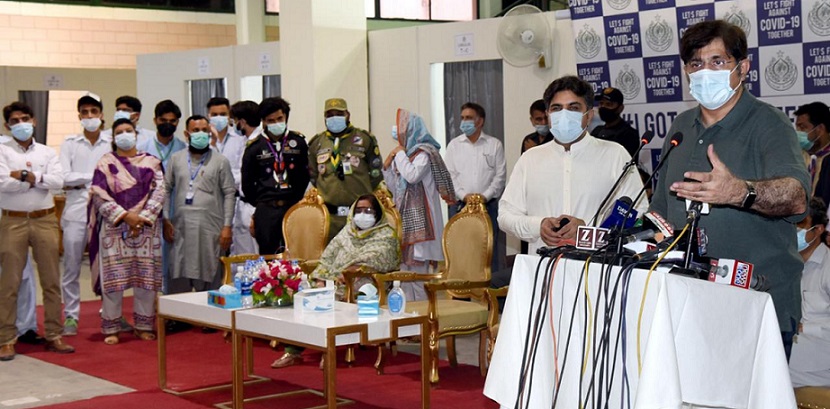 Sindh Chief inaugurated Mass Vaccination Expo Center