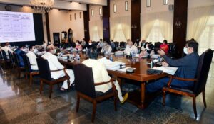 Murad Ali Shah presiding over meeting