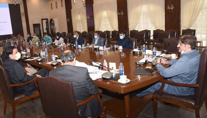 Sindh corona task force meeting