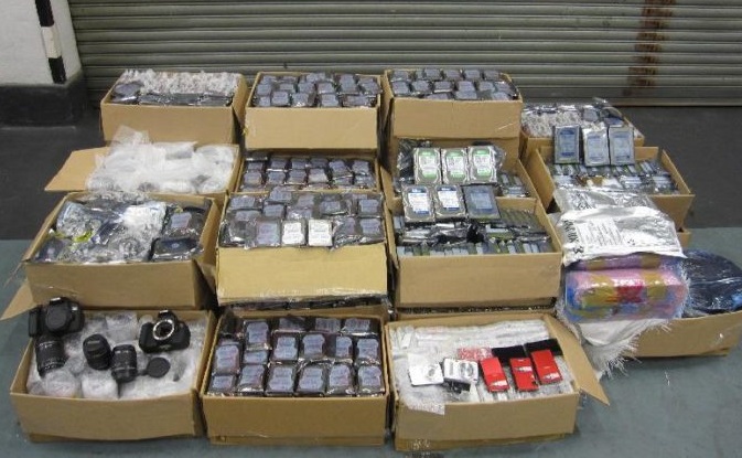 Mobile phones smuggled