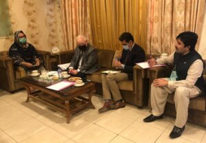 Support parliaemntary development delegation calls on Rehana Laghri