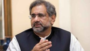 Former Prime minister Shahid Khaqan Abbasi
