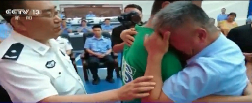 China man finds son