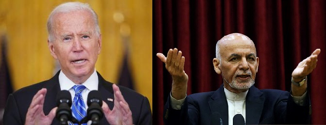 Rich result son google SERP when searching for 'Biden -Ashraf Ghani'