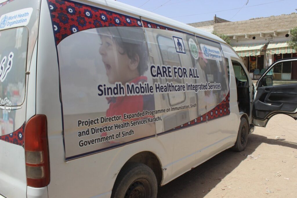 Rich result son google SERP when searching for 'Mobile vaccination'