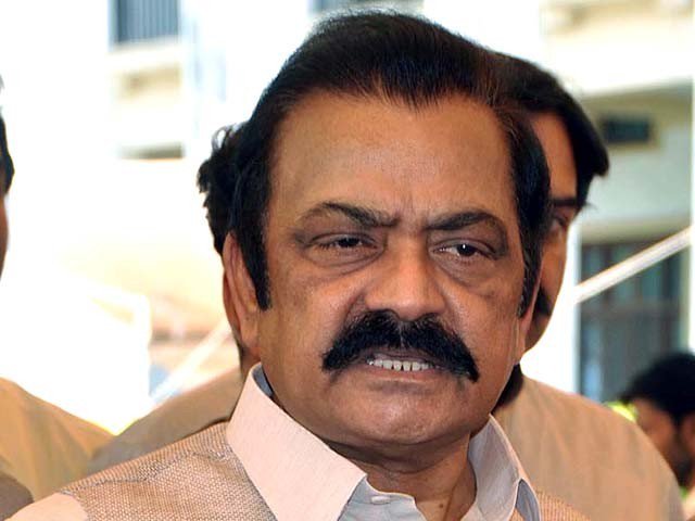 Rich result son google SERP when searching for 'Rana Sanaullah'