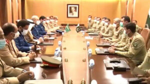 Rich result son google SERP when searching for 'Saudi Army chief meets Imran'