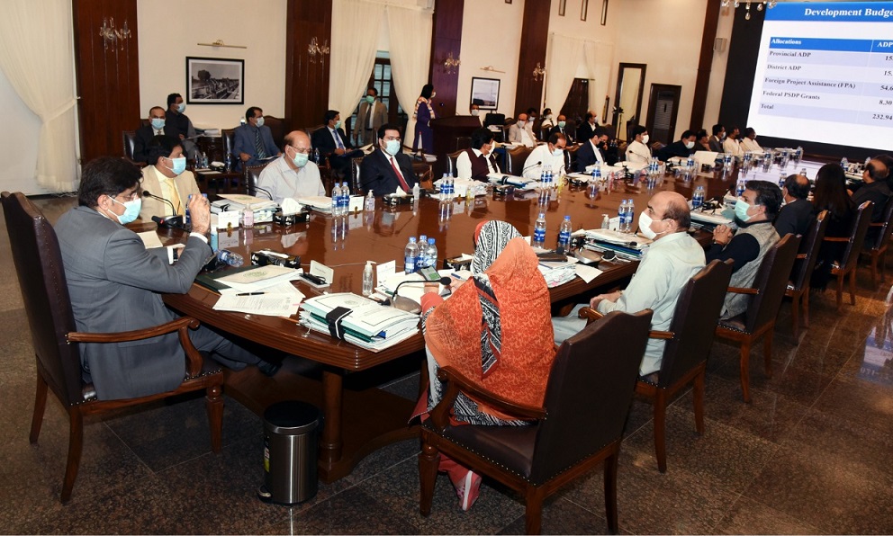 Rich result son google SERP when searching for 'Sindh Cabinet meeting'