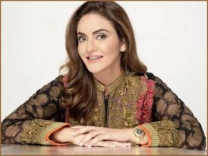 Rich result son google SERP when searching for 'Nadia Khan showbiz'