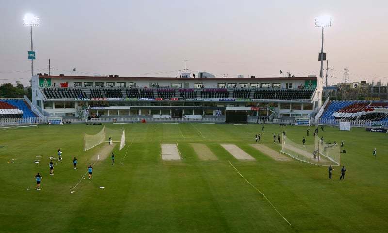 Rich result son google SERP when searching for 'Rawalpindi stadium