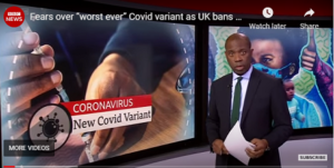 Rich result son google SERP when searching for 'Omicron'