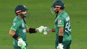 Rich result son google SERP when searching for 'Pakistan VS Australia'