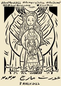 Rich result son google SERP when searching for 'Aurat march 2022'