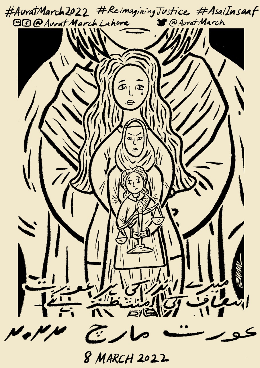 Rich result son google SERP when searching for 'Aurat march 2022'