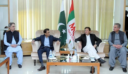 Rich result son google SERP when searching for 'MQM -Imran Khan'