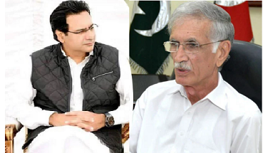 Rich result son google SERP when searching for 'Pervez Khattak- Monis Elahi '