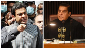 Rich result son google SERP when searching for 'Hamza Shehbaz'