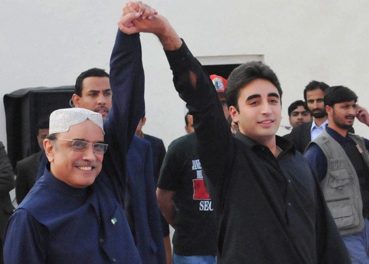 Rich results on google SERP when searching for ‘Asif Zardari – Bilawal’