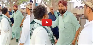 Presiding officer slapped