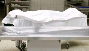 Dead body in hospital