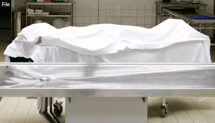 Dead body in hospital