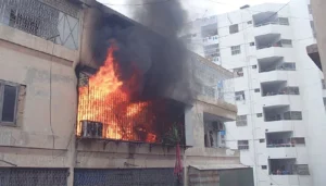 Fire in Flat