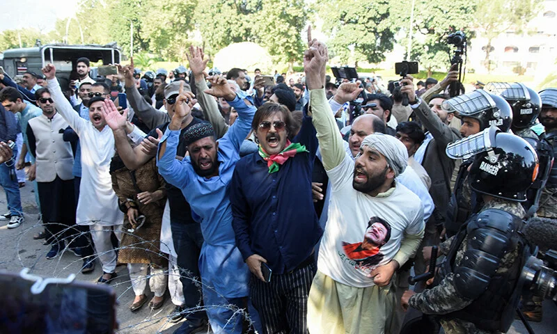 PTI protest Islamabad