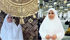 Meera performing Umrah