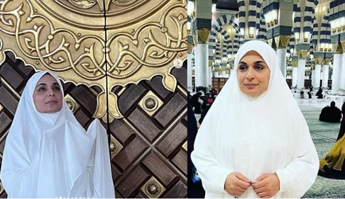 Meera performing Umrah