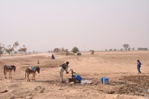 severe water scarcity