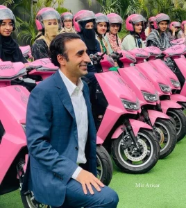 Pink scooty Bilawal